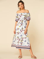 NEW FEELING Womens White Maxi Dresses
