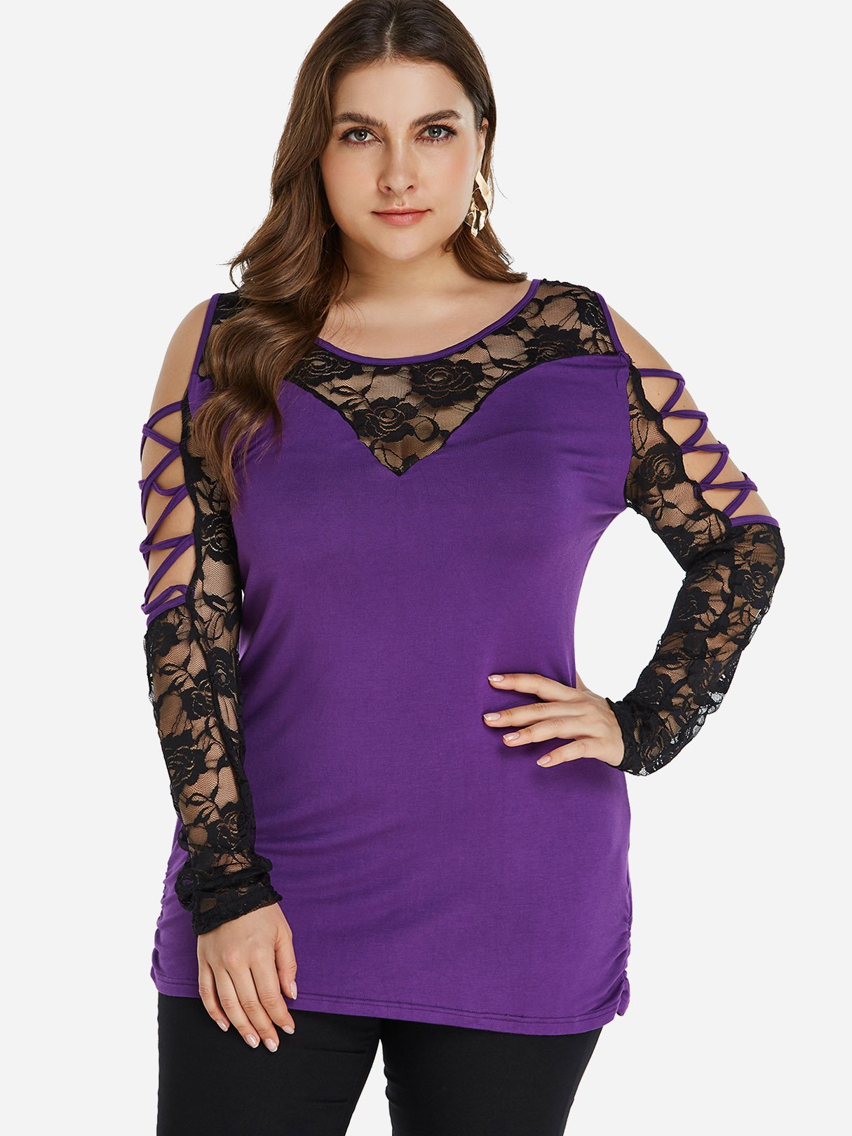 ODM Ladies Long Sleeve Plus Size Tops