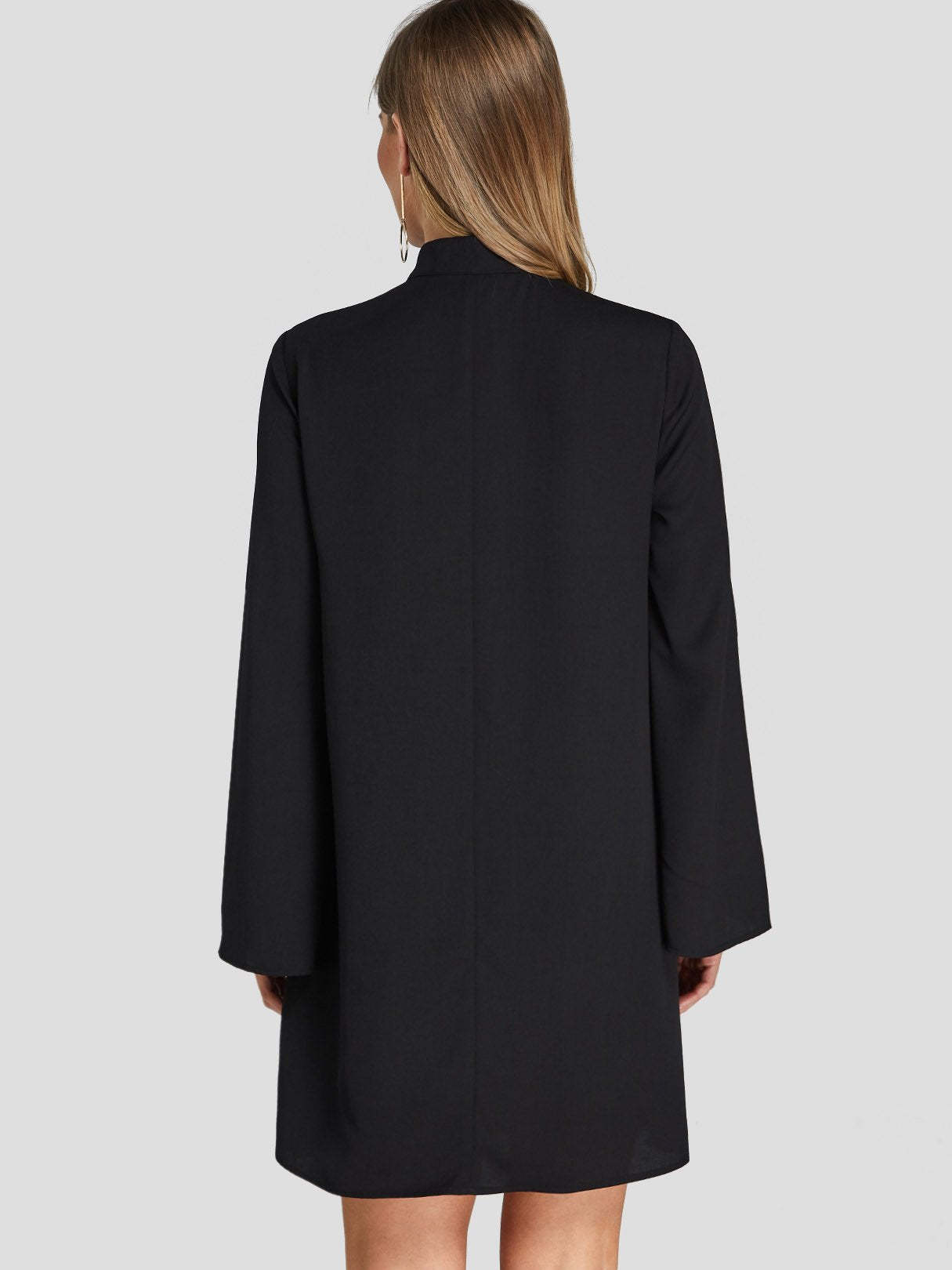 NEW FEELING Womens Black Casual Dresses