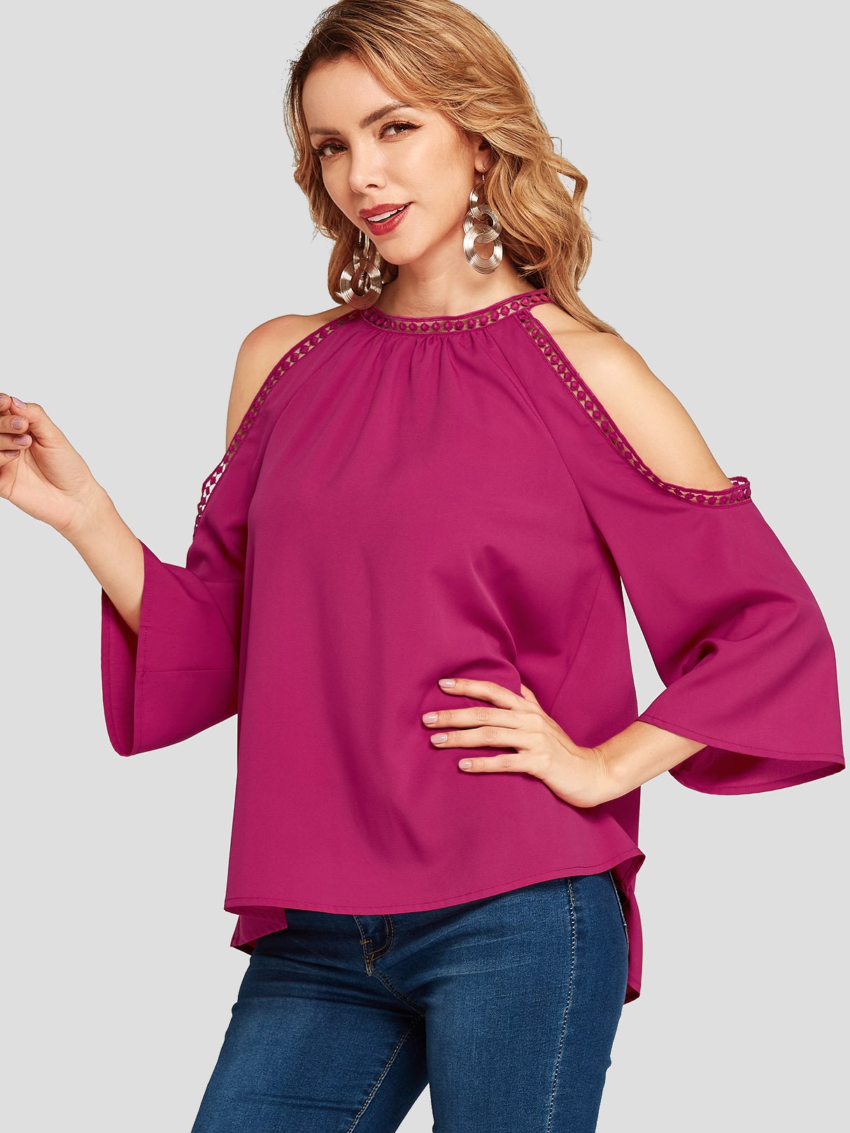 Custom Jeans Top For Ladies Online
