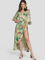 NEW FEELING Womens Green Maxi Dresses