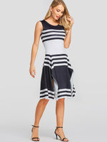 NEW FEELING Womens Black Casual Dresses
