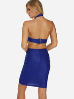 NEW FEELING Womens Blue Sexy Dresses