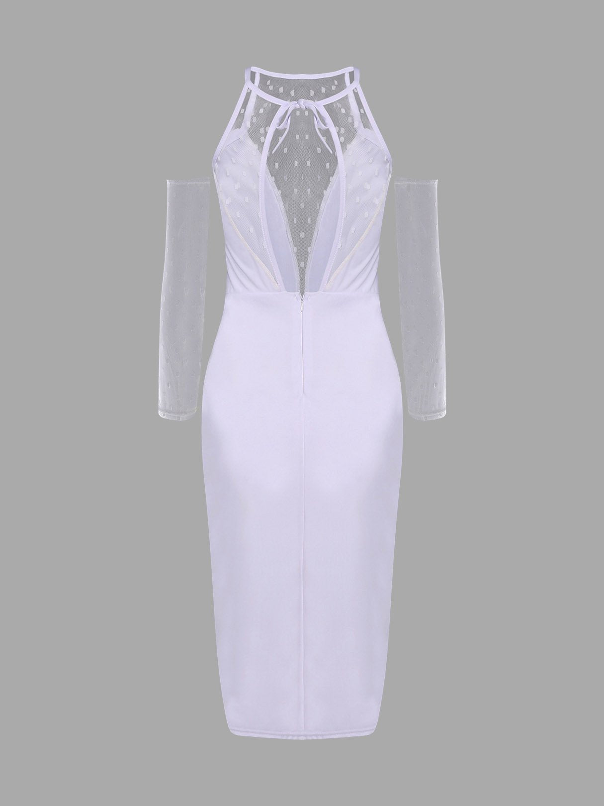 NEW FEELING Womens White Bodycon Dresses