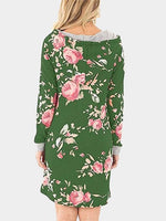 NEW FEELING Womens Green Mini Dresses