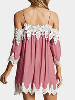NEW FEELING Womens Pink Casual Dresses