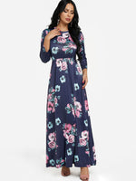 ODM Ladies 3/4 Sleeve Maxi Dress