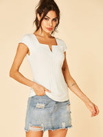 OEM Ladies White T-Shirts