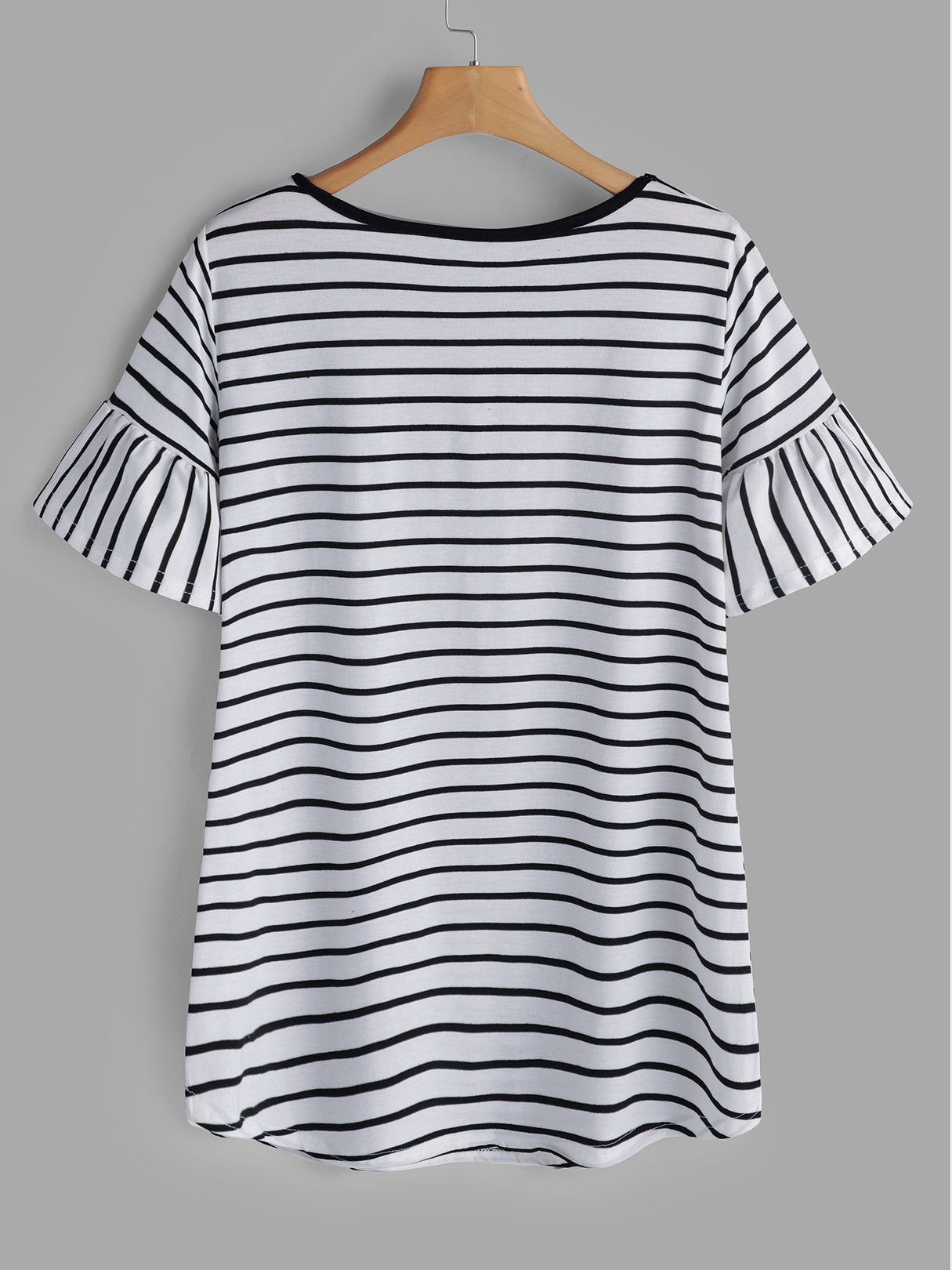 NEW FEELING Womens Black T-Shirts