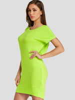 ODM Ladies Short Sleeve Mini Dress