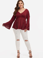 OEM ODM Womens Long Sleeve Plus Size Tops