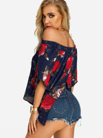NEW FEELING Womens Navy Blouses