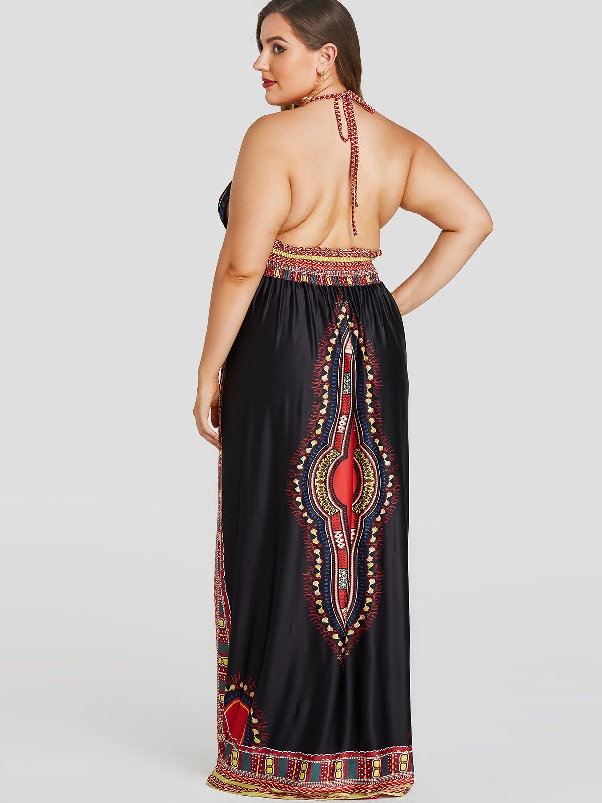 ODM Ladies Sleeveless Plus Size Dress