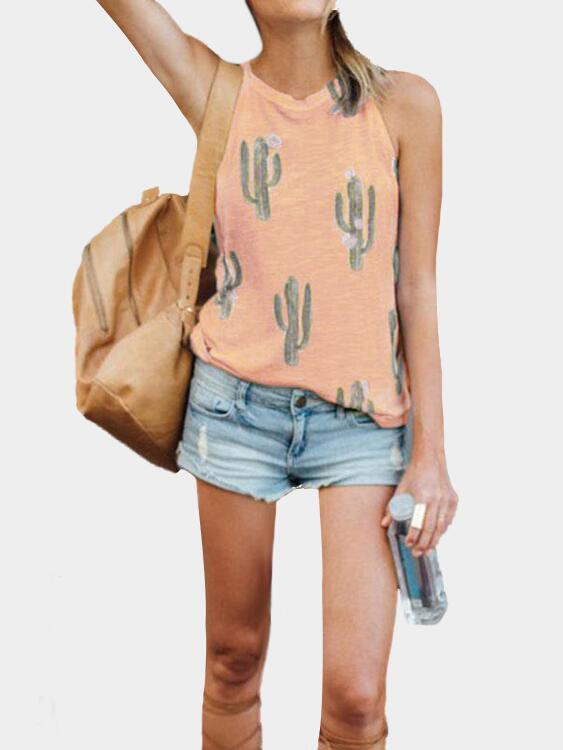 Custom Womens Floral Print Tank Top