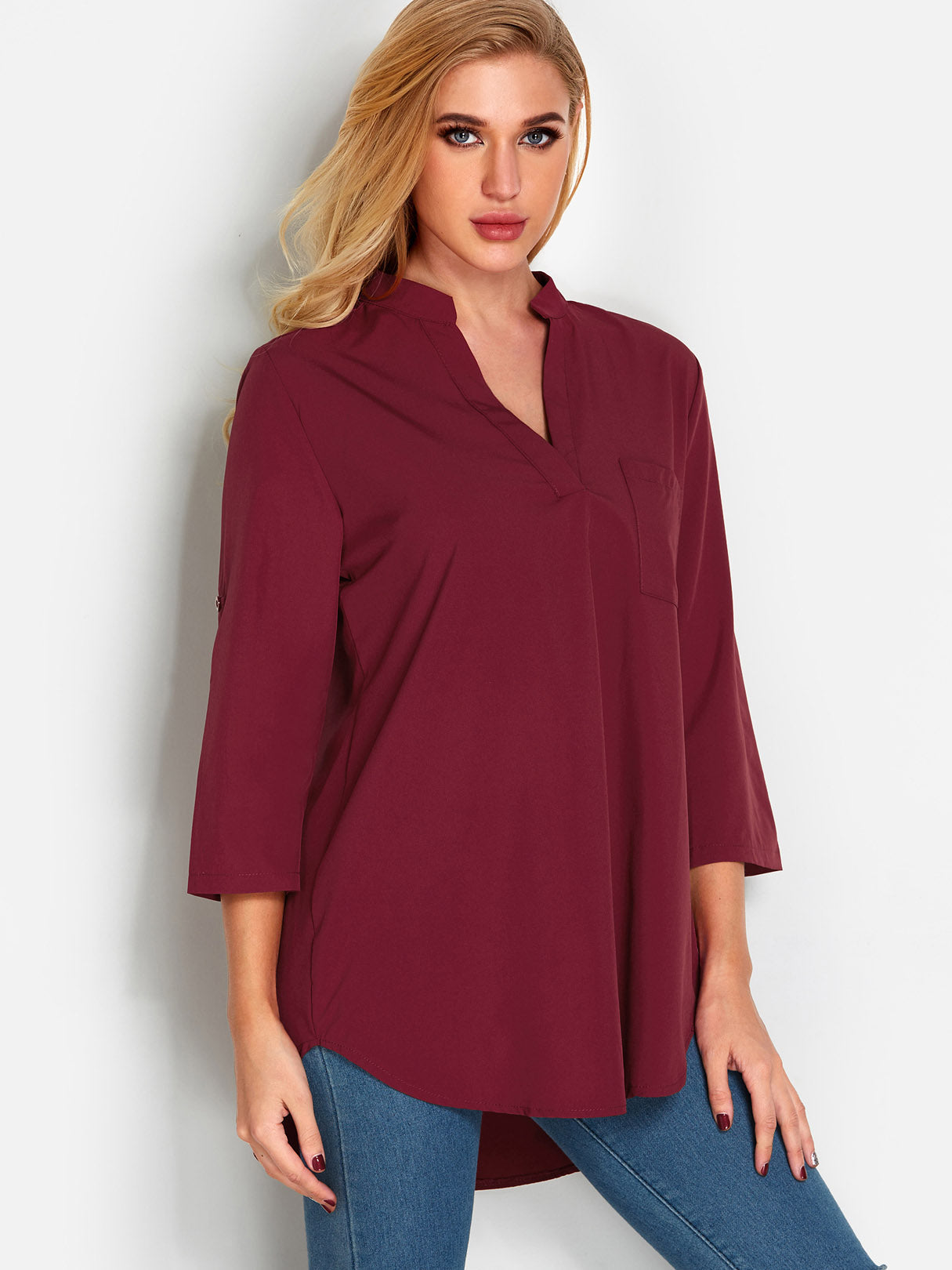 OEM Ladies Burgundy T-Shirts