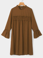 Custom Beige Knit Sweater Dress