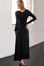 NEW FEELING Womens Black Maxi Dresses