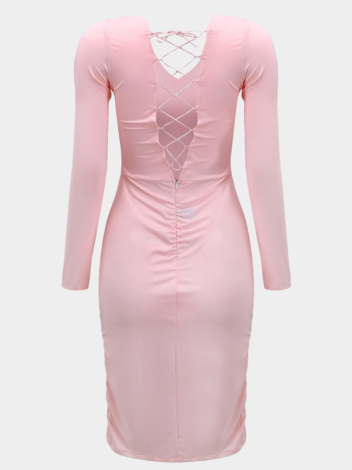 NEW FEELING Womens Pink Midi Dresses