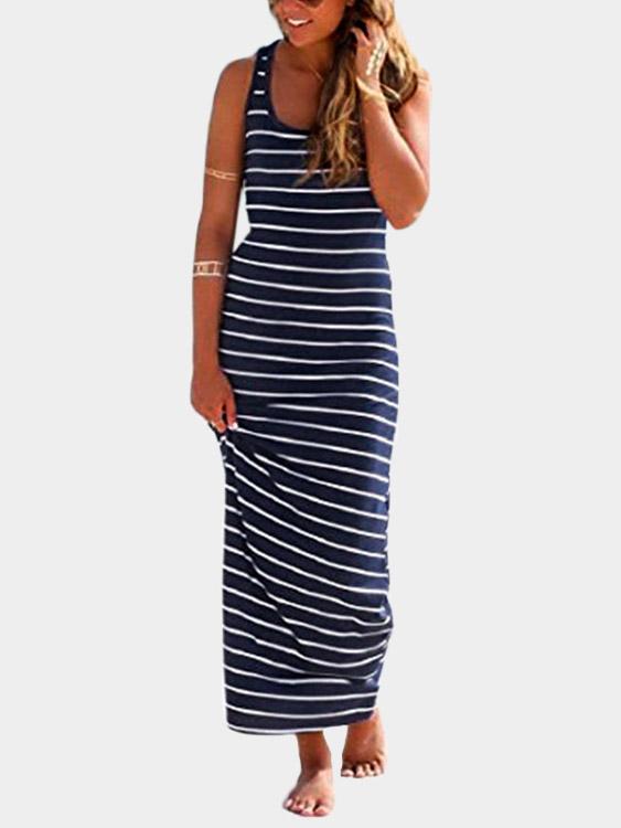 ODM Ladies Sleeveless Maxi Dresses
