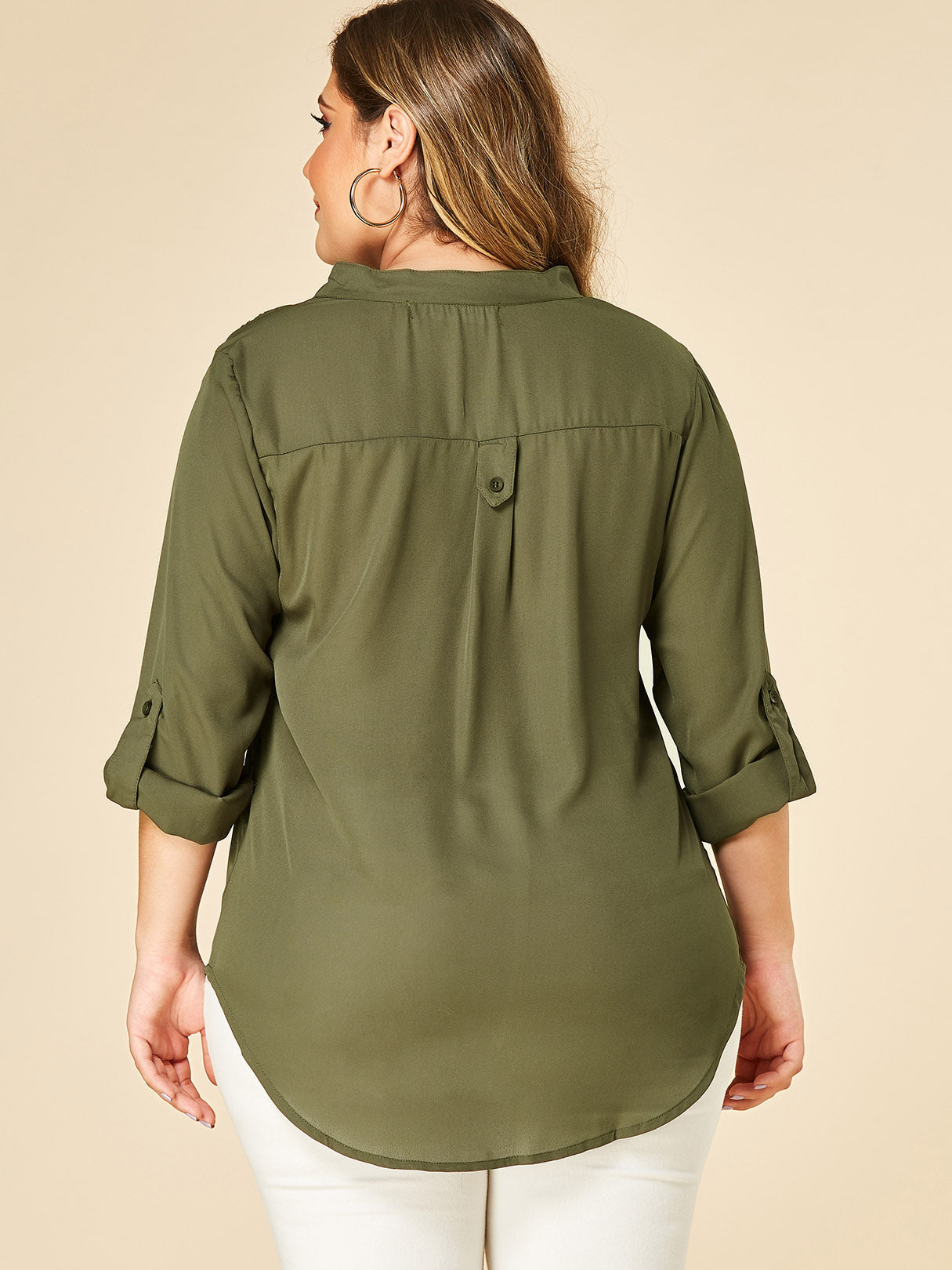 ODM Ladies Long Sleeve Plus Size Tops