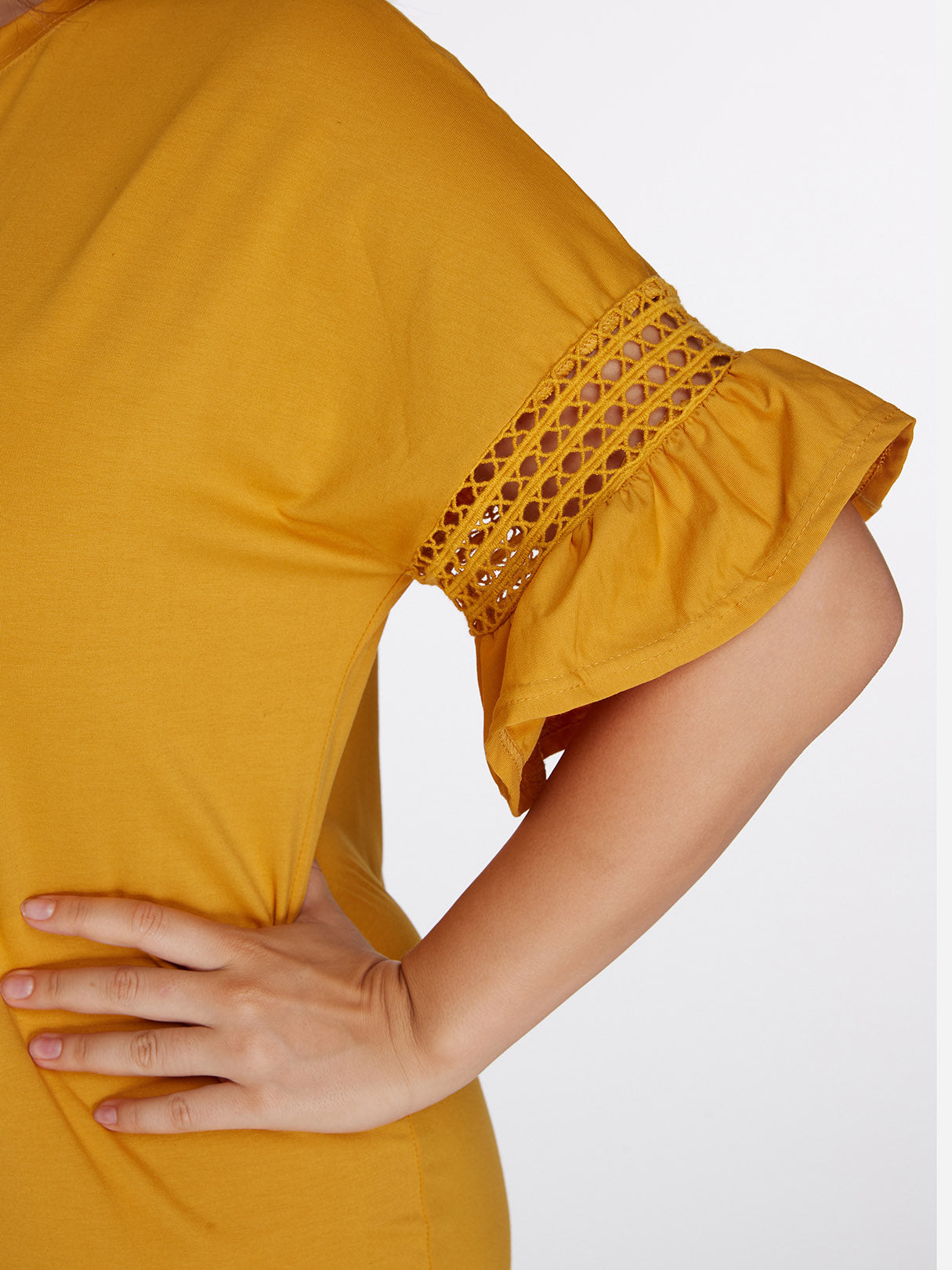 ODM Ladies Half Sleeve Plus Size Dresses