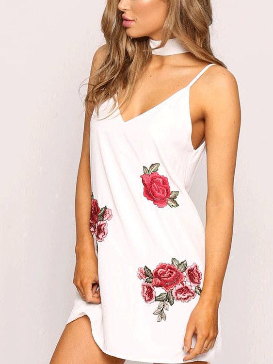 Womens Sleeveless Mini Dresses