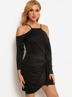OEM Ladies Black Mini Dresses