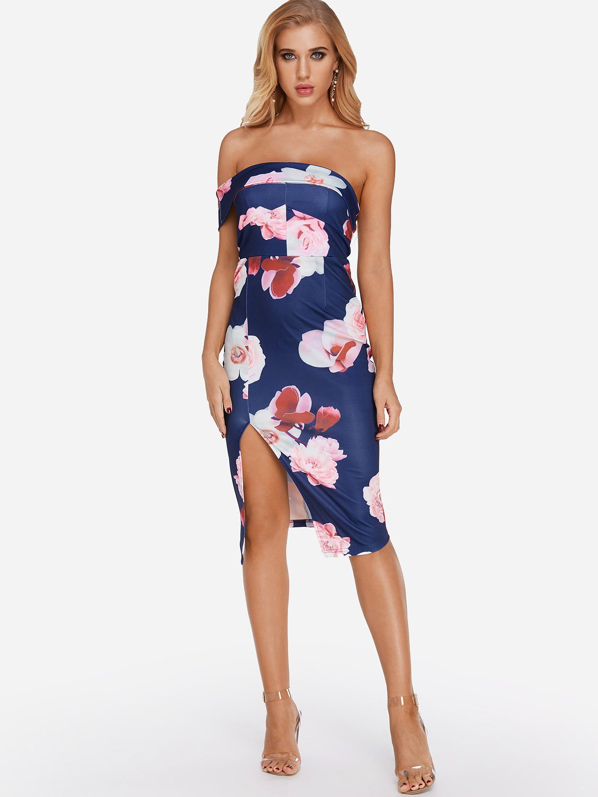 OEM Ladies Floral Floral Dresses
