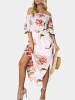 OEM ODM Womens White Floral Dresses