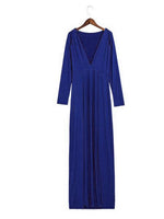 ODM Ladies Long Sleeve Maxi Dress