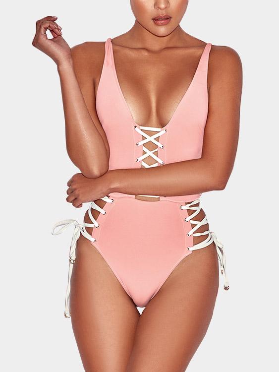 OEM Ladies Pink One-Pieces