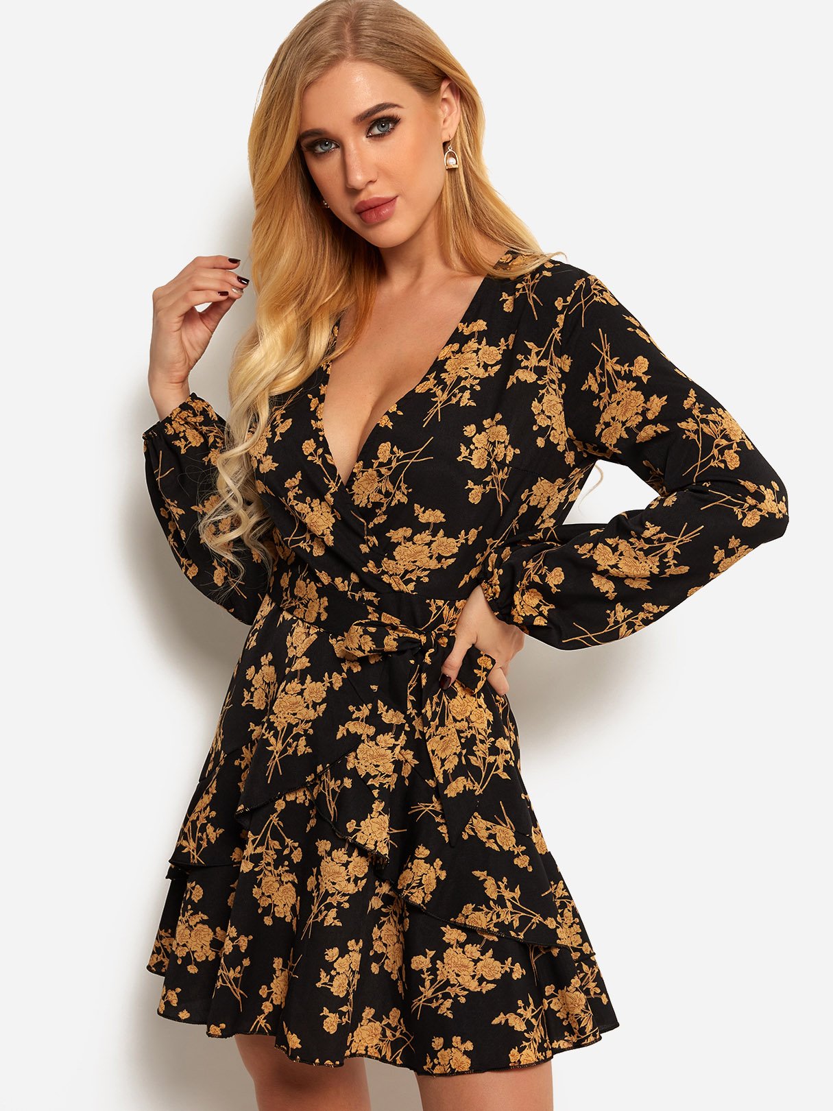 OEM Ladies Black Mini Dresses