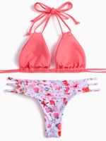 NEW FEELING Womens Pink Bikinis