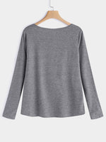 NEW FEELING Womens Grey T-Shirts