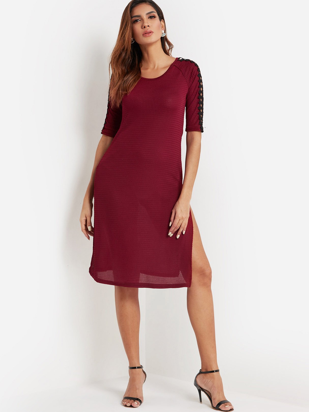 OEM ODM Womens Half Sleeve Sexy Dress