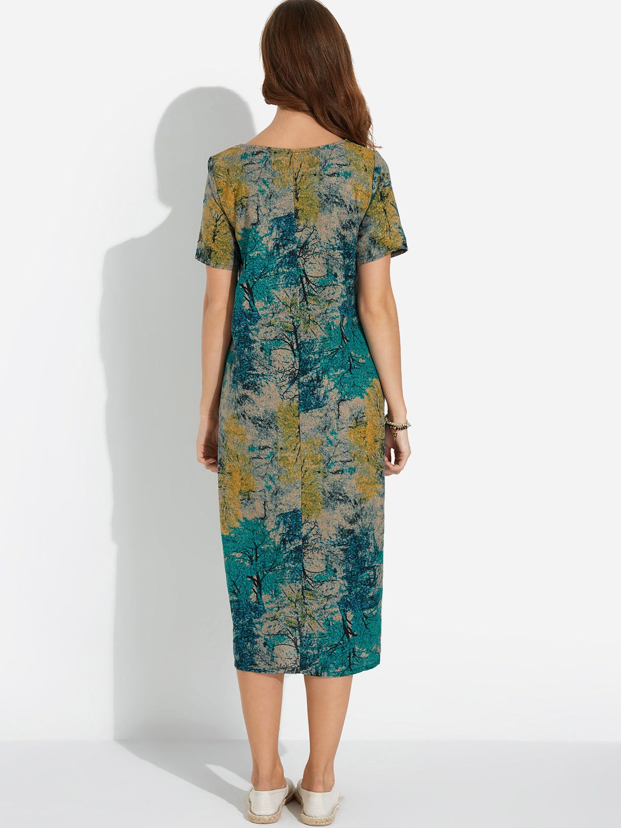 NEW FEELING Womens Blue Midi Dresses
