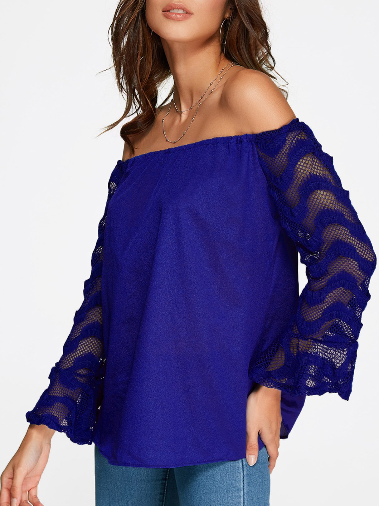 OEM Ladies Blue T-Shirts