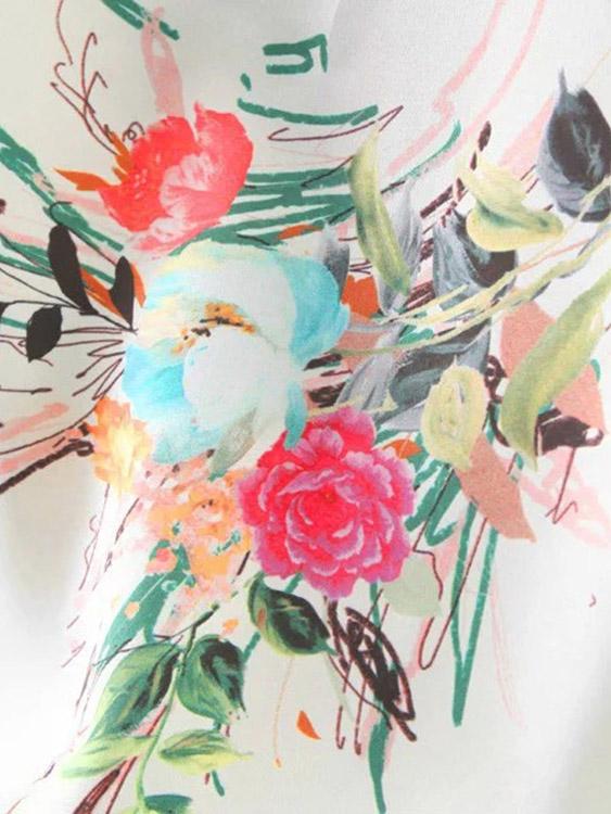 OEM Ladies Floral T-Shirts