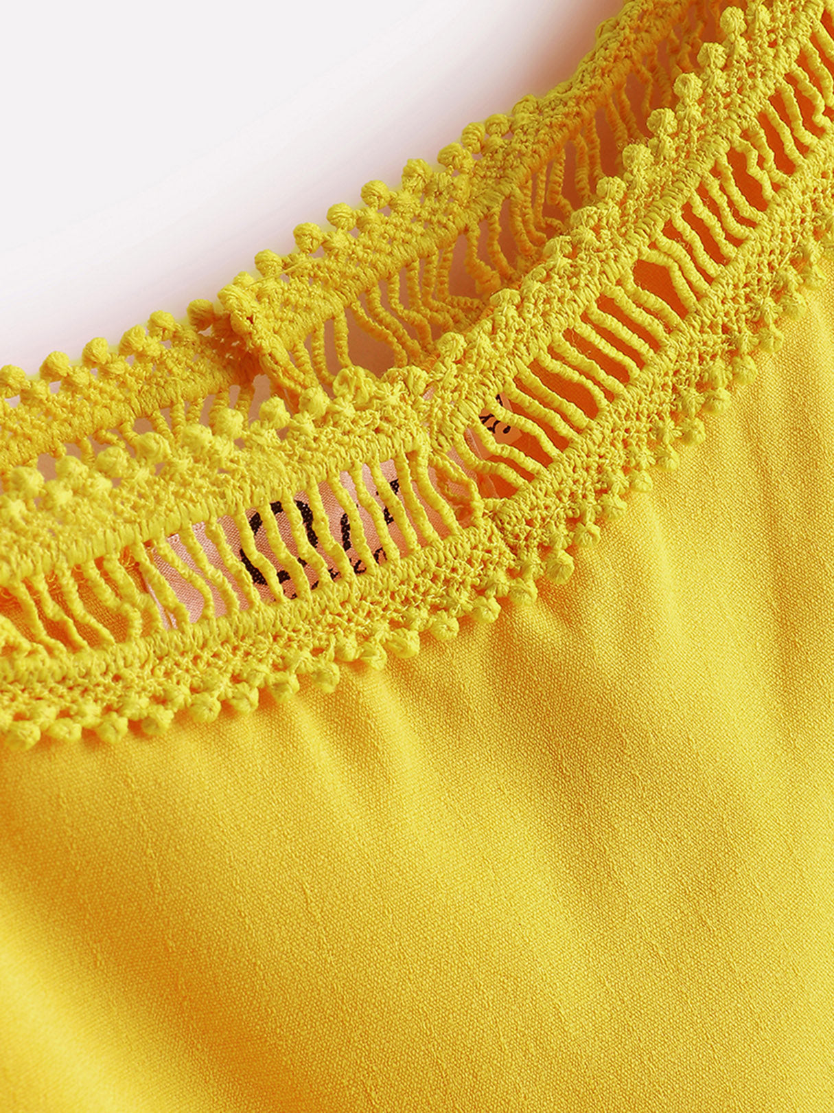 OEM Ladies Yellow Plus Size Tops