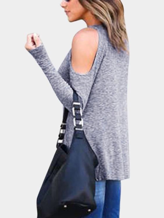 NEW FEELING Womens Grey T-Shirts