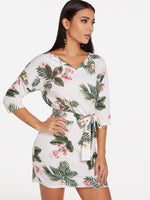 ODM Ladies 3/4 Sleeve Mini Dress