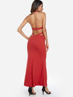 NEW FEELING Womens Red Maxi Dresses
