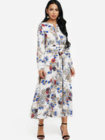 Custom Womens Floral Print Maxi Dress