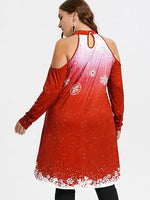 NEW FEELING Womens Red Plus Size Tops