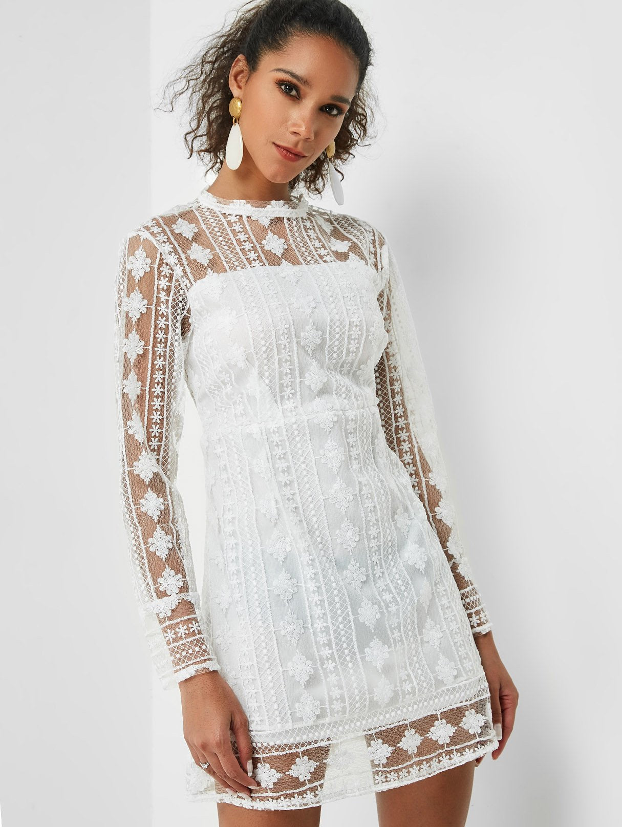 ODM Ladies Long Sleeve Casual Dresses