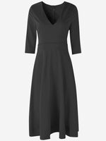 Custom Neck Sweater Dress