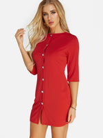 ODM Ladies Half Sleeve Mini Dress