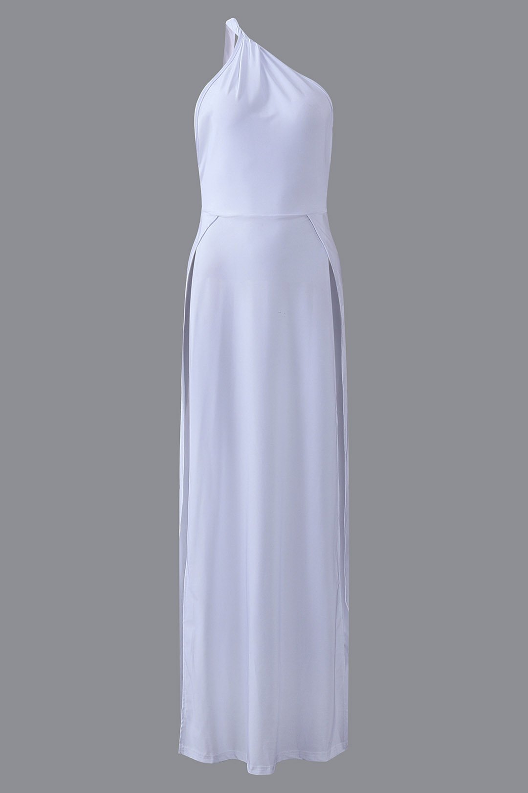 Wholesale White One Shoulder Dress