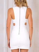 NEW FEELING Womens White Mini Dresses