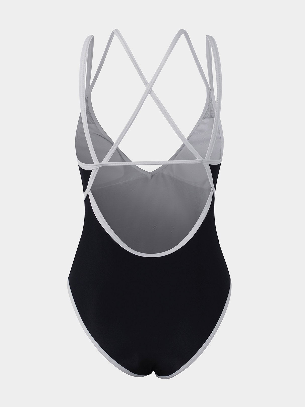 NEW FEELING Womens Black One-Pieces